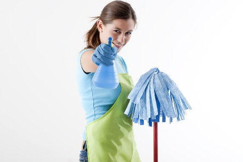 Carpet cleaning equipment ready for a service appointment