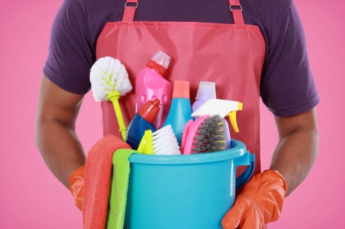 Cleaning newly renovated kitchen surfaces after builders work in Bayswater