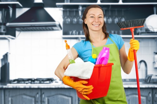 Deep cleaning of kitchen and bathroom areas in Bayswater