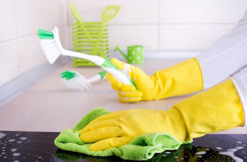 User reviewing cookie preference options on a Bayswater Carpet Cleaners webpage